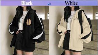 Pick One Black vs White clothesfashion etc