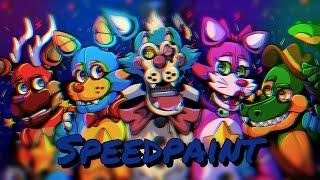 The Bands Back Together Again Fnaf OC Speedpaint