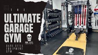 My ULTIMATE GARAGE GYM TOUR and Bare Steel Equipment gym