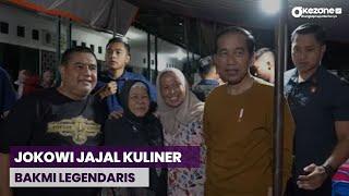Ditemani Kaesang Presiden Jokowi Jajal Kuliner Bakmi Legendaris Pak Lele di Yogya