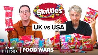 US vs UK Skittles  Food Wars  Food Insider