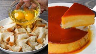 Just Add Egg With Bread You Can Make Amazing Cold Dessert For Ramadan  Homemade Delicious Dessert