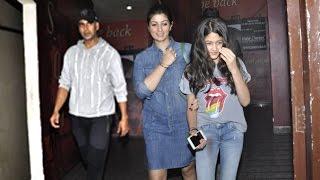 Akshay Kumar With Family - Son Daughter & Wife Twinkle Khanna At A Theatre