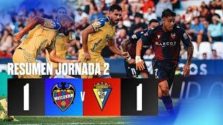 J2 Resumen del partido Levante UD 1-1 Cádiz CF  LaLiga Hypermotion 202425  Levante UD