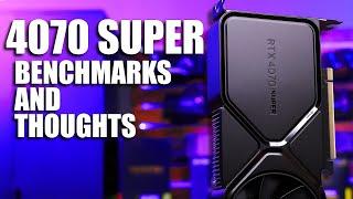 4070 Super Benchmarks NVIDIA vs AMD...