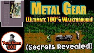 Metal Gear NES Walkthrough  Video Games 101