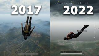 PUBG 2017 vs 2022 COMPARISON  THEN vs NOW