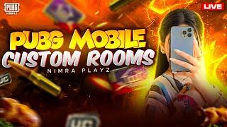 CLASSIC CUSTOM ROOM PUBG  UC & RP Rooms  GIVEAWAYS#LIVE #PUBGMOBILE #NIMRAPLAYZ