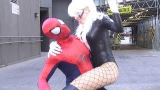 SPIDER-MAN vs BLACK CAT Real Life Superhero Movie - TheSeanWardShow