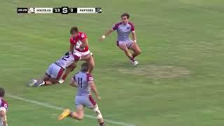 Aki Pulu Cover Tackle Defense American Raptors vs Dogos XV Cordoba Argentina 02.16.24