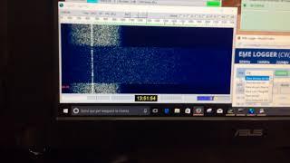 PA3DZL signal from the Moon on 2320 MHz