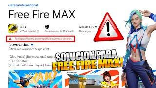 ERROR AL ACTUALIZAR FREE FIRE MAX 2024 SOLUCION COMO DESCARGAR FREE FIRE MAX