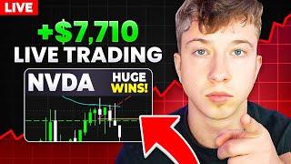 How I MADE $7710 Trading NVDA