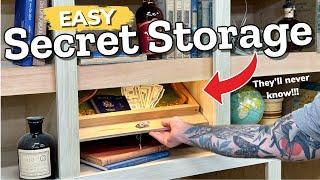 Making Hidden Storage Compartments  Next Level Cabinet Making