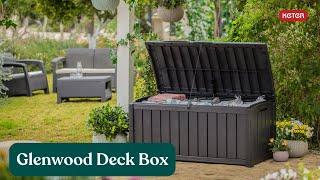 Glenwood Deck Box Outdoor Storage Solution - Keter