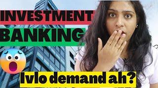 Investment banking-BEST FINANCE JOB?Finance jobs & courses for freshers tamil 