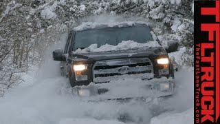 2015 Ford F-150 Off-Road Snowy 4X4 Review Bashing through a Colorado Snowstorm