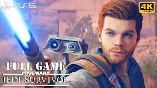 Star Wars Jedi Survivor  Walkthrough Full Game  4K PS5 Gameplay