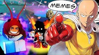 ROBLOX Strongest Battlegrounds Funny Moments MEMES