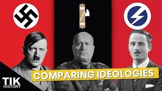 Comparing the ideologies of Hitler Mussolini and Mosley