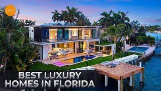 TOUR OF THE BEST FLORIDA LUXURY HOMES YOUVE EVER SEEN  MILLIONAIRE HOME TOUR