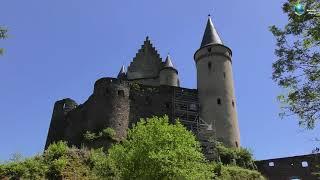 Town and castle of Vianden. Luxembourg