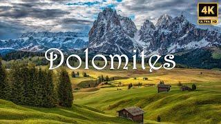 Dolomites Mountain Italy 4k Scenic Relaxation Film Virtual Tour drone। Dolomites Relaxation Film