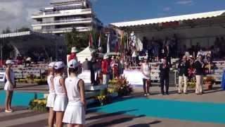 Ceremony women  Archery World Cup 2014 Lausanne