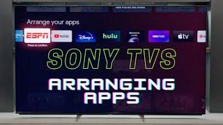How To Rearrange Apps On Your Sony TV