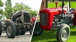 Completely Restoring a Rusty Vintage Tractor  Find It Fix It Drive It