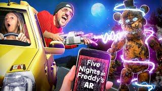 Five Nights at Freddys Neighborhood Breach FGTeeV Special Delivery Game FNAF AR like Pokemon GO