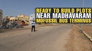 #1392 Ready to Build Plots Near Madhavaram Mofussil Bus Terminus