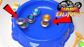 OMG INFINITY NADO CAN BURST  Infinity nado split edition THE INSANE BEYBLADES