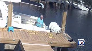 Surveillance video shows boater after fatal collision that killed teen girl