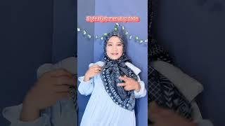 Style jijab segi empat menutup dada #subscribe #tutorialhijabsegiempat #hijabtutorial #style