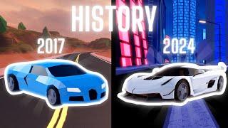 The History of Jailbreaks Fastest Cars Roblox