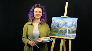 ASMR Relaxing Painting  Landscape Masterpiece   No Talking