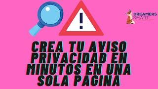 Aprende hacer tu aviso de privacidad para tu empresa de una forma muy fácil y gratis solo México