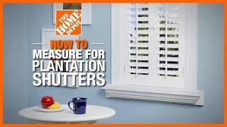 How to Measure for Plantation Shutters  The Home Depot