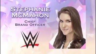 Stephanie McMahon accepts the WonderWoman Award