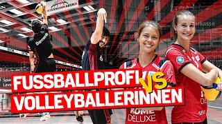 Fußball-Profi  Volleyballerinnen feat. Sardar Azmoun   #BayerSportsFamily-Duell