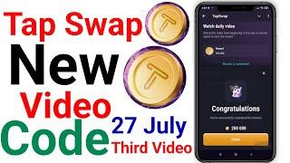 Where Would I Start If Were Entering Crypto Now  Tapswap 27 July Video Code  Tapswap Daily Video