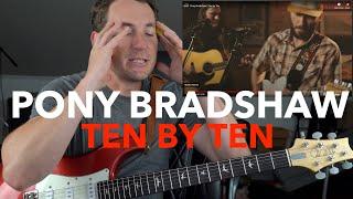 Guitar Teacher REACTS Pony Bradshaw  Ten by Ten  LIVE 4K