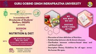 Session on Nutrition and Diet by Dr. Poonam Jain