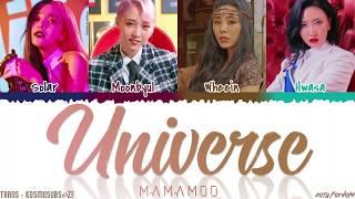 MAMAMOO 마마무 - UNIVERSE Lyrics Color Coded_Han_Rom_Eng