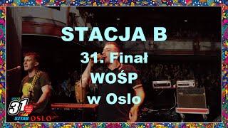 STACJA B - STASZEK na 31.Finale WOŚP w Oslo SZTAB 6367 HØVIK #wosp2023 #oslo #wośp #stacjab #staszek