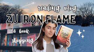 Reading VLOG zu Iron Flame  book shopping  SPOILERFREI