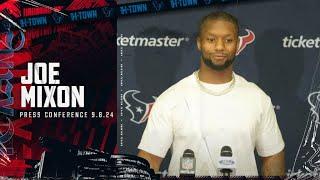 Joe Mixon speaks to the media following Week 1 Win