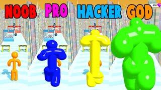 TALL MAN RUN in NOOB vs PRO vs HACKER vs GOD Level 72 - 111