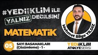 2023 KPSS Yalnız Değilsin Matematik Soru Çözümü Sayı Basamakları Çözümleme 1 - Mehmet Bilge YILDIZ